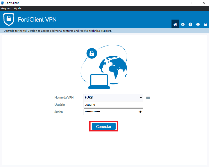 Login e Senha